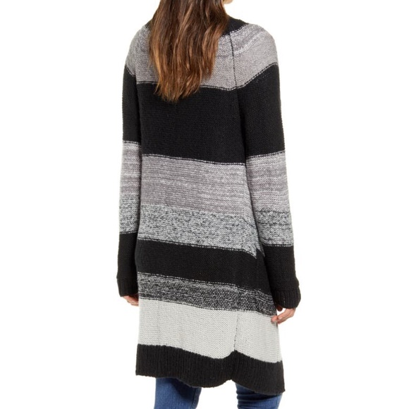 BP Bold Stripe Longline Cardigan- size XS - Picture 2 of 7